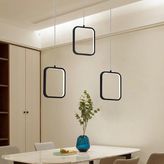Avize Pazarı Symbol Sarkıt LED Avize 3X(20*20CM) - Çok Renkli