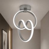 Avizego Evora LED Plafonyer Avize - Beyaz Işık - Gri