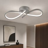 Avizego Hena LED Plafonyer Avize - Beyaz Işık - Gri