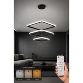 AvizeGO Melo 3'lü LED Sarkıt Avize 3 Renk Kumandalı