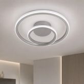 Avizego Omisa LED Plafonyer Avize - Beyaz Işık - Gri