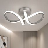 Avizego Savo LED Plafonyer Avize - Beyaz Işık - Gri