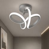 Avizego Sion LED Plafonyer Avize - Beyaz Işık - Gri