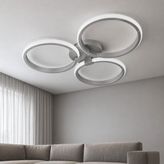Avizego Yuno LED Plafonyer Avize - Beyaz Işık - Gri