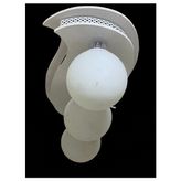 Avizem 3lü Ahşap Beyaz Model Cam Avize - Ahşap - Beyaz