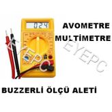 AVOMETRE DİJİTAL ÖLÇÜ ALETİ CLASS MARKA BUZZERLİ