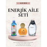 Avon Enerjik Aile Parfüm Seti 3’lü