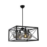 Avonni 1732 Ailesi Siyah Boyalı Modern Avize