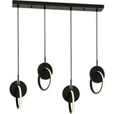 Avonni AV-1874-4Y-BSY HT808 Siyah Boyalı Modern Avize