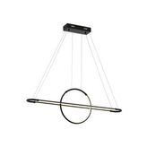Avonni AV-60264-2BSY Siyah Boyalı Modern Avize