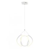 Avonni Av-60335-Bby Beyaz Boyalı Led Metal Pleksi 35 cm Modern Avize