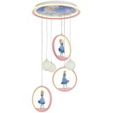 Avonnı Pembe Boyalı Modern Avize 40Cm