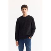 Avva A52Y1208 Siyah Regular Fit Erkek Sweatshirt