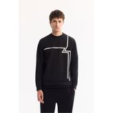 Avva A52Y1284 Siyah Regular Fit Erkek Sweatshirt