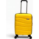 Away Dalgalı Model Kabin Boy Sarı Valiz