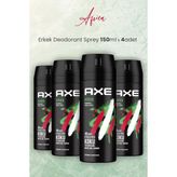 Axe Africa 4x150 ML Erkek Deodorant