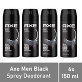 Axe Black 4x150 ml Erkek Deodorant Sprey