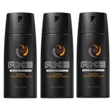 Axe Dark Temptation 150 ML 3'lü Erkek Sprey Deodorant