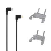 AxPower OTG Micro USB'den iPhone iOS Kablosuna 2 ft Konektör, DJI Spark Mavic Mini Mavic Pro Mavic 2 Pro Zoom Air Ters Veri Kablosu iPhone 7 8 X için