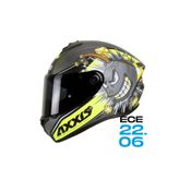 AXXIS DRAKEN S BOMBS A2 MAT GRAY KAPALI KASK