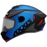 Axxis Draken S Gear E7 Matt Blue+ Black Visor - Mat Mavi