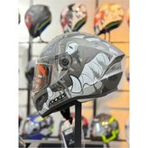 Axxis Draken S Trooper D2 Matt Grey Kask - Gri
