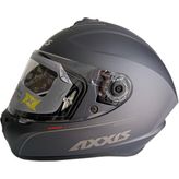 Axxıs Draken Solid Full Face Kapalı Kask Mat Gri - M