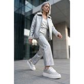 Ayakkabı Fuarı Elit HML2019 Kadın Casual Ayakkabı Gümüş