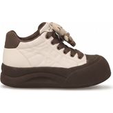 Ayakkabı Fuarı Elit HML262-1151 Kadın Klasik Sneaker Bej