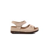 Ayakmod 07-109 RR Bej Kalın Taban Kadın Anatomik Sandalet