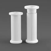 Ayarlanabilir 1 Adet 15 Cm Beyaz Plastik Ayak Dolap Mobilya Tezgah Yükseltici Yükseltme Ayağı