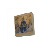 Ayasofya Deesis Mozaiği Baskılı Taş Magnet 5X5