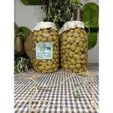 Aydın Yöresi Domat Cinsi Sofralık Tatlandırılmış Kırma Yeşil Zeytin (2+2 Kg) - 6 kg