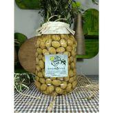 Aydın Yöresi Domat Cinsi Sofralık Tatlandırılmış Kırma Yeşil Zeytin (3 Kg) - 5 kg