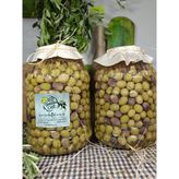 Aydın Yöresi Mudanya Cinsi Sofralık Tatlandırılmış Çizik Zeytin (3+3 Kg) - 10 kg