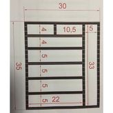 Ayfiwood Kaşıklık Çekmece Içi Doğal Ahşap 9 Bölmeli Kaşık, Çatal, Bıçak Organizer 40X35-2 - 35 cm
