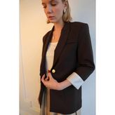 Ayhan 90872 Kadın Ceket - 36 - Kahve