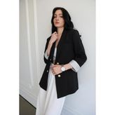 Ayhan 90872 Kadın Ceket - 36 - Siyah