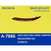 Ayhan A7886 2026 2015 Egea Arka Tampon Reflektörü Sol 51998149