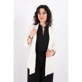 AYHAN Kadın Ekru Ceket, M Beden