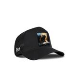Ayı Logolu Siyah Trucker Şapka