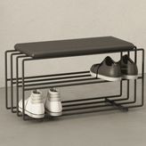 AYK05777 Modern Metal Sandıklı Bench Ayakkabılık - Çok Renkli