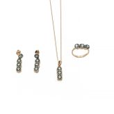 Aykat SET-296 Kadın Gümüş Takı Seti