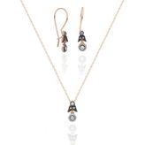 Aykat SET-380 Kadın Gümüş Takı Seti