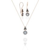 Aykat SET-383 Kadın Gümüş Takı Seti