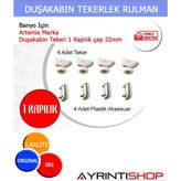 AYRINTISHOP Duşakabin Teker Rulman 4ADET - 22mm