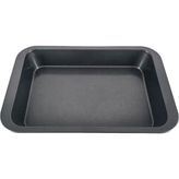 AyrStore Karbon Siyah Çelik Fırın Tepsisi, Yapışmaz Yüzey, 25X37X5 Cm, 390 Gr, Orta Boy, Derin Kenarlı - 10 cm