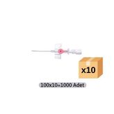 Ayset 20 kg 100 Adet Pembe IV Kanül Intraket Branül