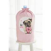 Ayshome Pembe Sevimli Köpek Damacana Kılıfı