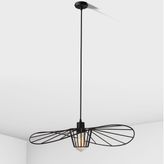 Ayşin Şapka Endüstriyel Avize, Siyah, Çap 60 Cm